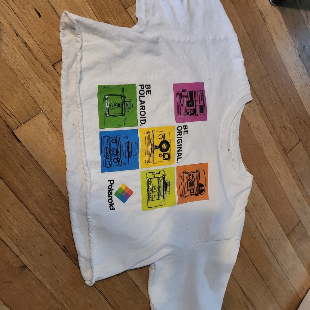 Polaroid crop top
